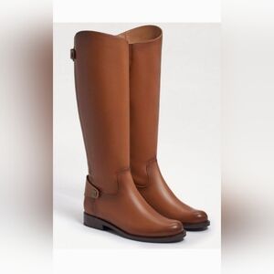 💋💋NEW Sam Edelman Riding Boots size 6 Wide Calf Cognac Color NEVER WORN!
